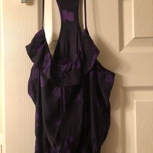 Parker purple racer back dress size xs
